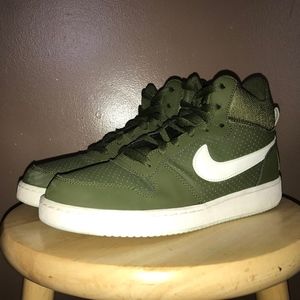 Green Nike High tops